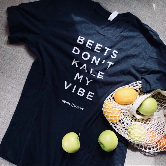 SOLD Beets Don’t Kale My Vibe Tee - Picture 2 of 4